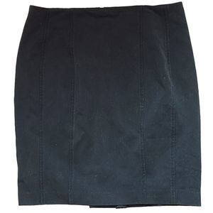 Express Pencil Skirt Fully Lined Back Slit Hidden Zipper Black Women’s Size 10